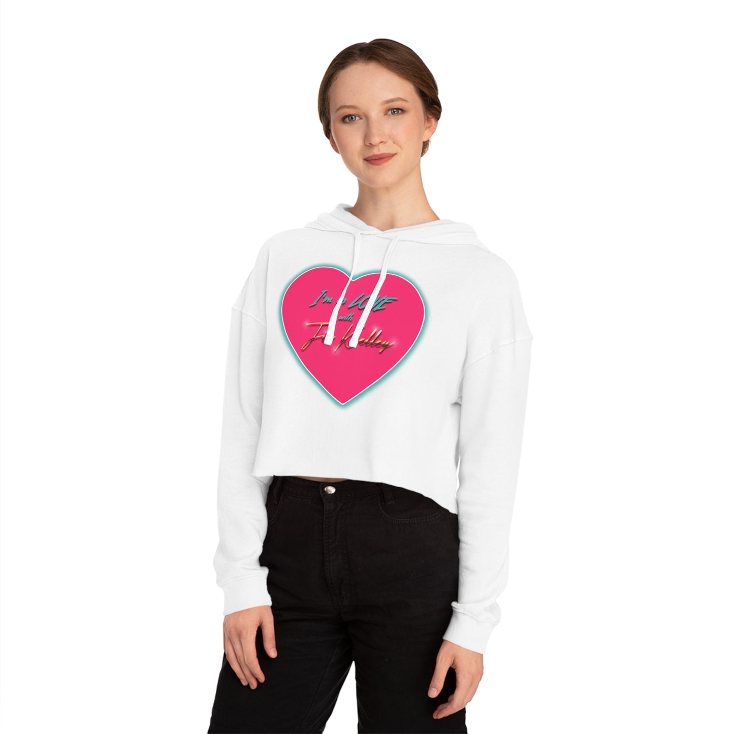 I'm in LOVE with Jim Kelley Cropped Hoodie