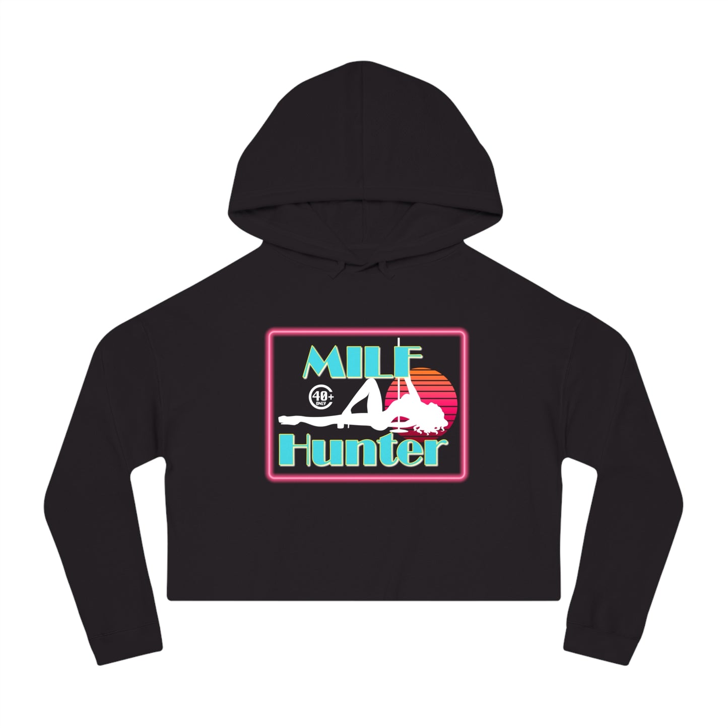 MILF Hunter Cropped Hoodie