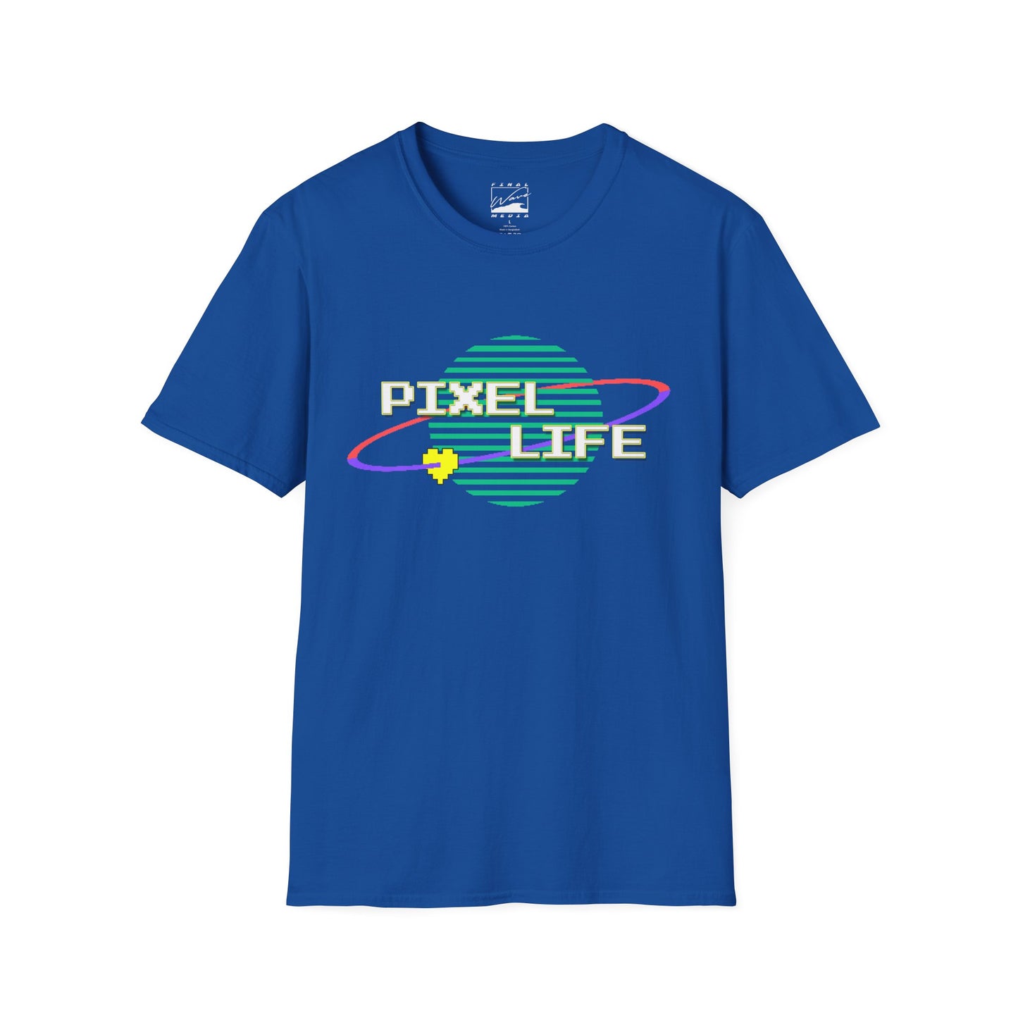 PIXEL LIFE (White Text) Unisex RETRO T-Shirt